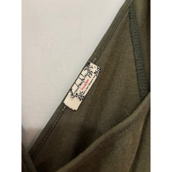 Free People Intimately Lotta Love Romper Pleated Jumpsuit Puff Sleeve XS - Picture 4 of 8